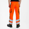 F. Engel Safety Light Hose Cordura - 101 orange/grün - Back