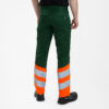 F. Engel Cordura Warn-Hose - 110 grün/orange - Back
