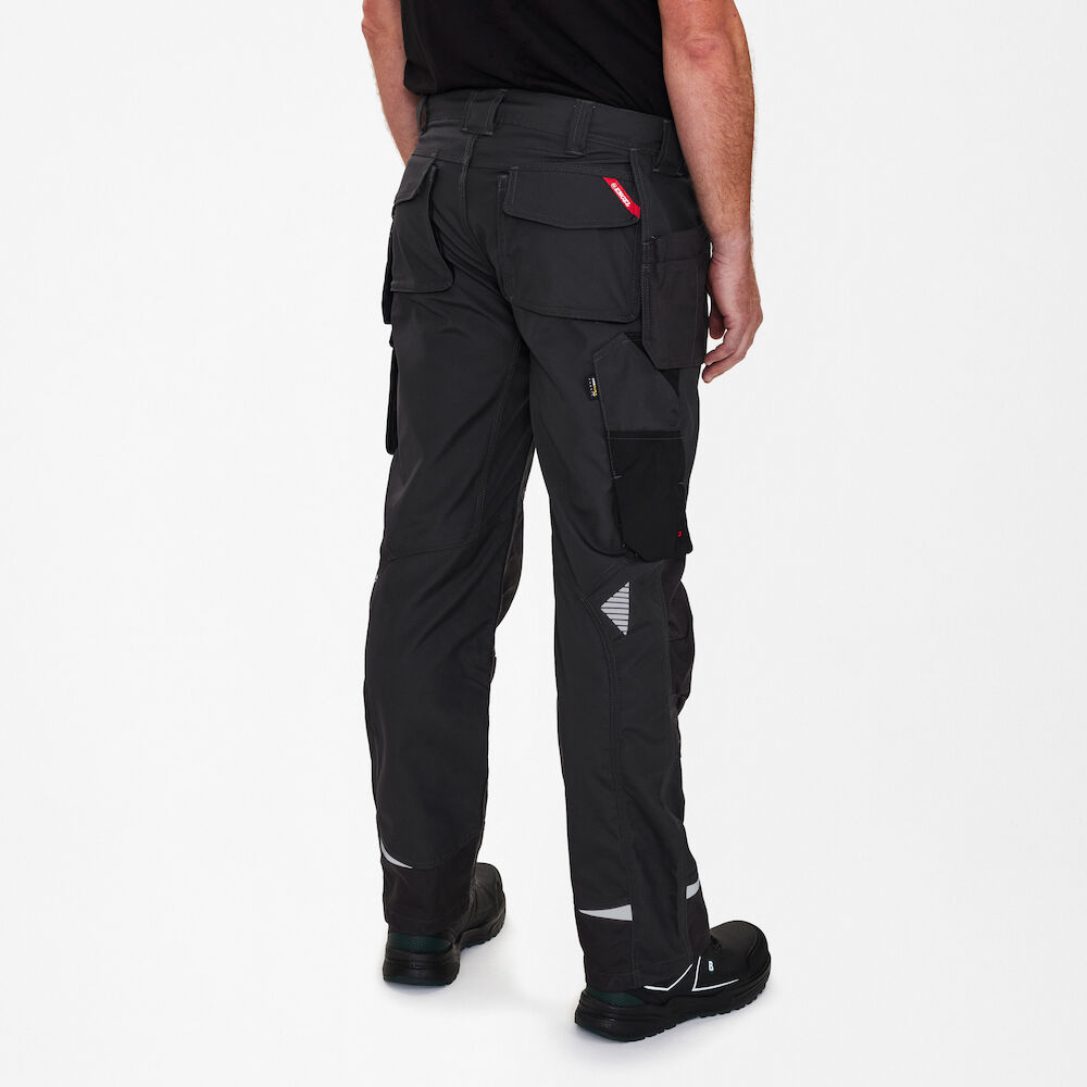 F. Engel Galaxy Arbeitshose mit Holstertaschen - 7920 anthrazitgrau/schwarz - Back
