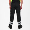 F. Engel Cargo Servicehose mit Reflexstreifen - 20 schwarz - Model back