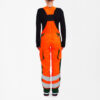 Safety Light Damen Latzhose - 101 orange/grün - Back