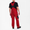 Galaxy Latzhose - 75779 tomatenrot/anthrazitgrau - Back