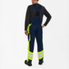 Cargo Latzhose - 16538 blauink/gelb - Model back