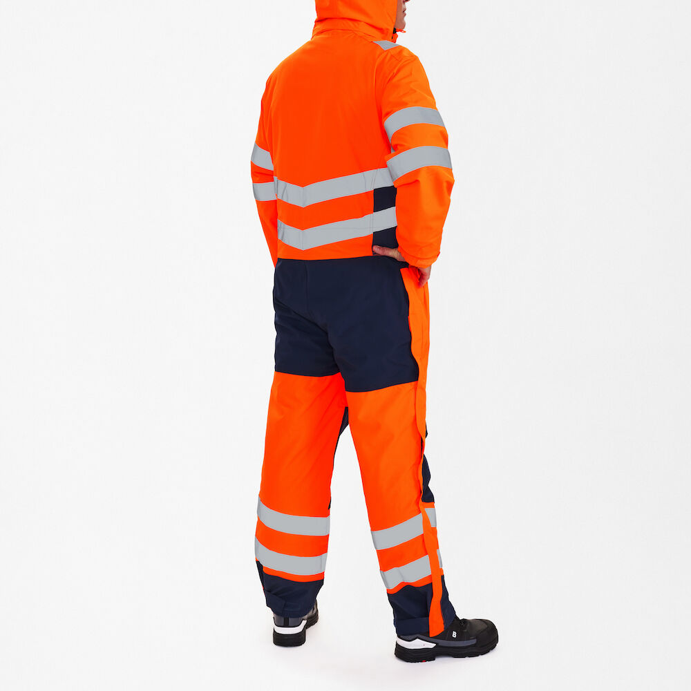 Safety Winteroverall - 10165 orange/blauink - Model