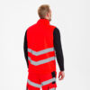 Safety Softshellweste - 47 rot - Model back