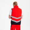 Safety Stepp-Innenweste - 4720 rot/schwarz - Model back