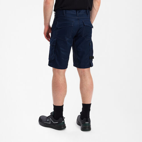 X-treme Shorts aus Stretch - 165 blueink - Model back