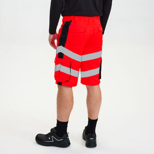 Safety Light Shorts - 4720 rot/schwarz - Back