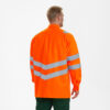 Safety Hemd - 10 orange - Model back