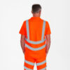 F. Engel Safety Warnschutz-Poloshirt - 10 orange - Model back