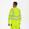 F. Engel Safety Grandad Langarm-Shirt - 38 gelb - Model back
