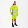 F. Engel Safety Shellparka - Gelb - 381 gelb/grün - Model