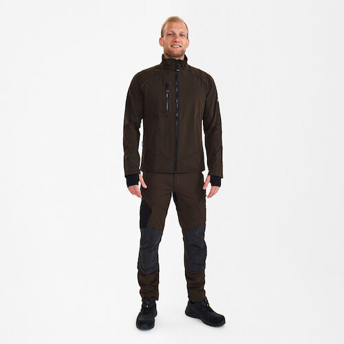 F. Engel X-treme 4-Wege-Stretch Jacke - 167 mocca braun - FE_M_F_1366-317-167