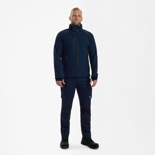 F. Engel X-treme Softshelljacke - 165 blueink - FE_M_F_1377-603-165