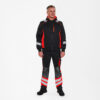 F. Engel Cargo Steppjacke - 2047 schwarz/rot - Model