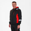 F. Engel Cargo Steppjacke - 2047 schwarz/rot - Model front