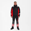 F. Engel Cargo Winterjacke - 2047 schwarz/rot - FE_M_F_1871-354-2047