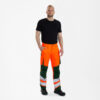 F. Engel Safety Light Hose Cordura - 101 orange/grün - Back