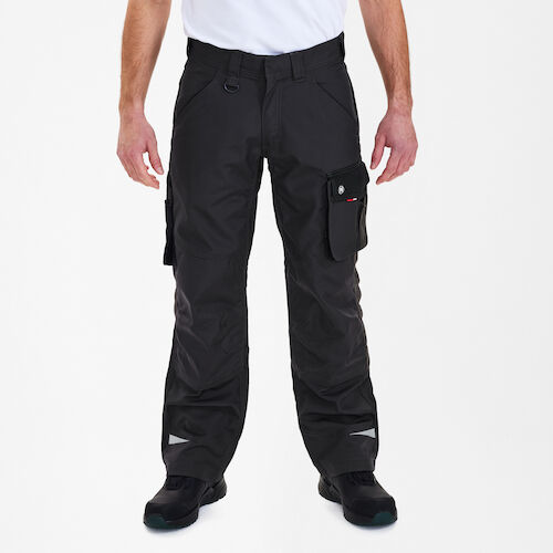 F. Engel Galaxy Arbeitshose mit Schenkeltaschen - 7920 anthrazitgrau/schwarz - Back