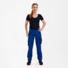 F. Engel Galaxy Damen Bundhose mit Schenkeltaschen - 73720 surferblau/schwarz - Back
