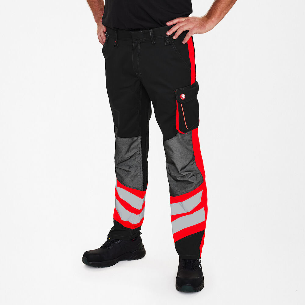 F. Engel Cargo Hose - 2047 schwarz/rot - Model front