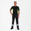 F. Engel Cargo Servicehose mit Reflexstreifen - 20 schwarz - Model