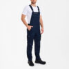F. Engel X-treme Stretch Latzhose - 165 blueink - Model front