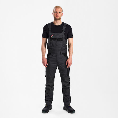 F. Engel Venture Latzhose - 7920 anthrazitgrau/schwarz - FE_M_F_3520-154-7920
