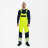 Safety Light Latzhose - 38165 gelb/blauink - Back