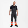 Safety Latzhose - 7910 anthrazitgrau/orange - Back