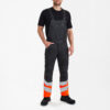 Safety Latzhose - 7910 anthrazitgrau/orange - Back