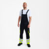 Safety Light Latzhose - 2038 gelb/schwarz - Back