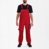Galaxy Latzhose - 75779 tomatenrot/anthrazitgrau - Back