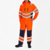 Safety Winteroverall - 10165 orange/blauink - Model back
