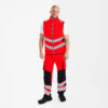 Safety Stepp-Innenweste - 4720 rot/schwarz - Model