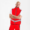 Safety Stepp-Innenweste - 4720 rot/schwarz - Model front
