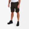 X-treme Shorts mit Stretch - 16720 moccabraun/schwarz - Model front
