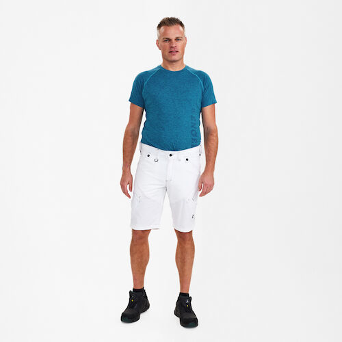 X-treme Handwerkershorts mit 4-Wege-Stretch - 3 weiss - Back