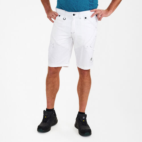 X-treme Handwerkershorts mit 4-Wege-Stretch - 3 weiss - Back