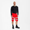 Safety Light Shorts - 4720 rot/schwarz - Back