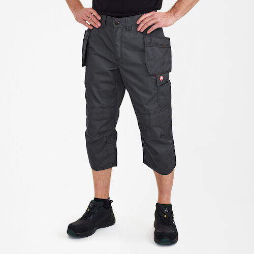 Combat 3/4 Hose mit Holstertaschen - 25 grau - Model front