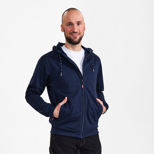 Extend Allwetter-Cardigan - 165 blueink - Model