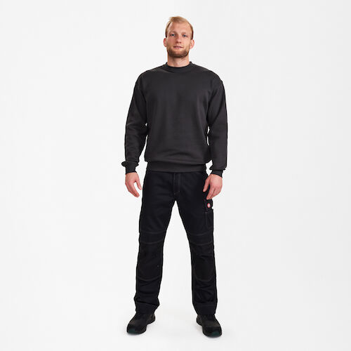 Extend Sweatshirt - 79 anthrazit grau - Model