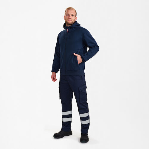 Extend Kapuzen-Jacke - 165 blueink - Model