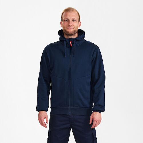 Extend Kapuzen-Jacke - 165 blueink - Model front