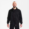 Extend Sweat-Jacke mit hohem Kragen - 20 schwarz - Model front