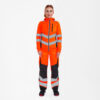Safety Damen Sweatcardigan - 1079 orange/anthrazit - Model