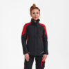 Galaxy Damen Softshelljacke - 79757 anthrazitgrau/tomatenrot - Model front