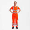 F. Engel Safety Damen Warn-T-Shirt - 10 orange - Model