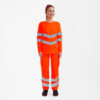 F. Engel Safety Damen langarm-Shirt - 10 orange - Model